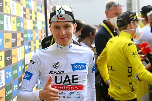 Tadej Pogačars dominante record in etappekoersen