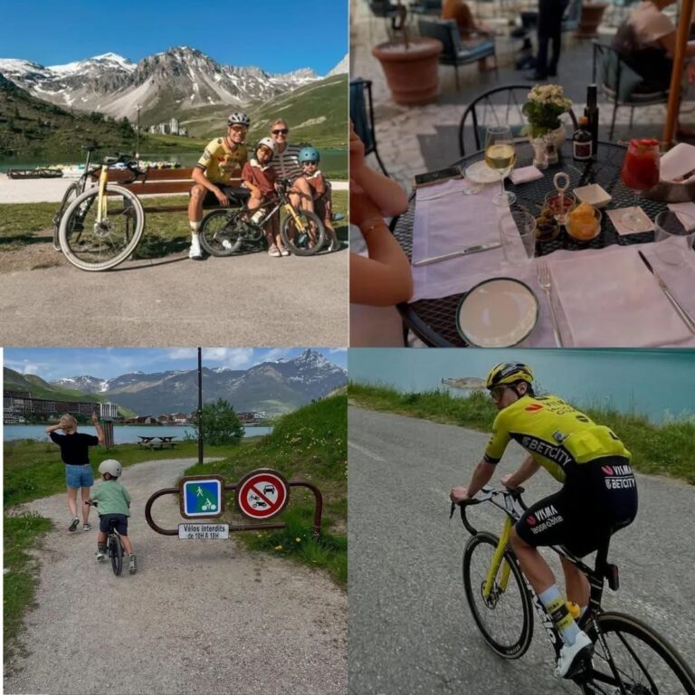 Wout van Aert deelt glimp van familievakantie in Tignes