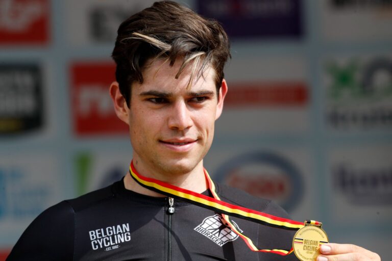 Wout van Aert trekt zich terug uit Belgisch Kampioenschap op de weg vanwege ziekte, aldus Belgian Cycling