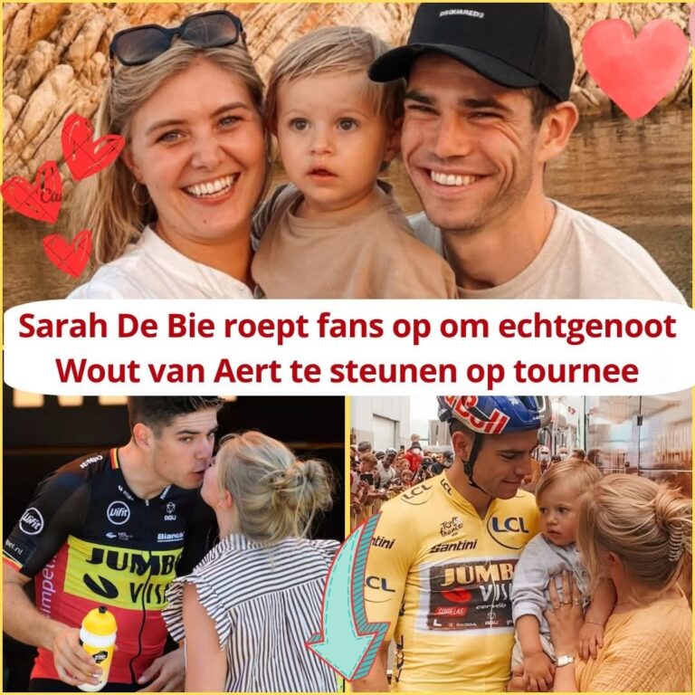 Sarah De Bie doet emotionele oproep aan fans om Wout van Aert te steunen in de Tour de France