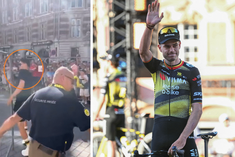 Wout Van Aerts hachelijke situatie: overijverige steward loopt bijna uit op een enorme ramp