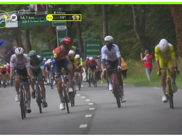 Spanning laait op: Jonathan Milan en Biniam Girmay raken verhit in de tussensprint van de Tour de France