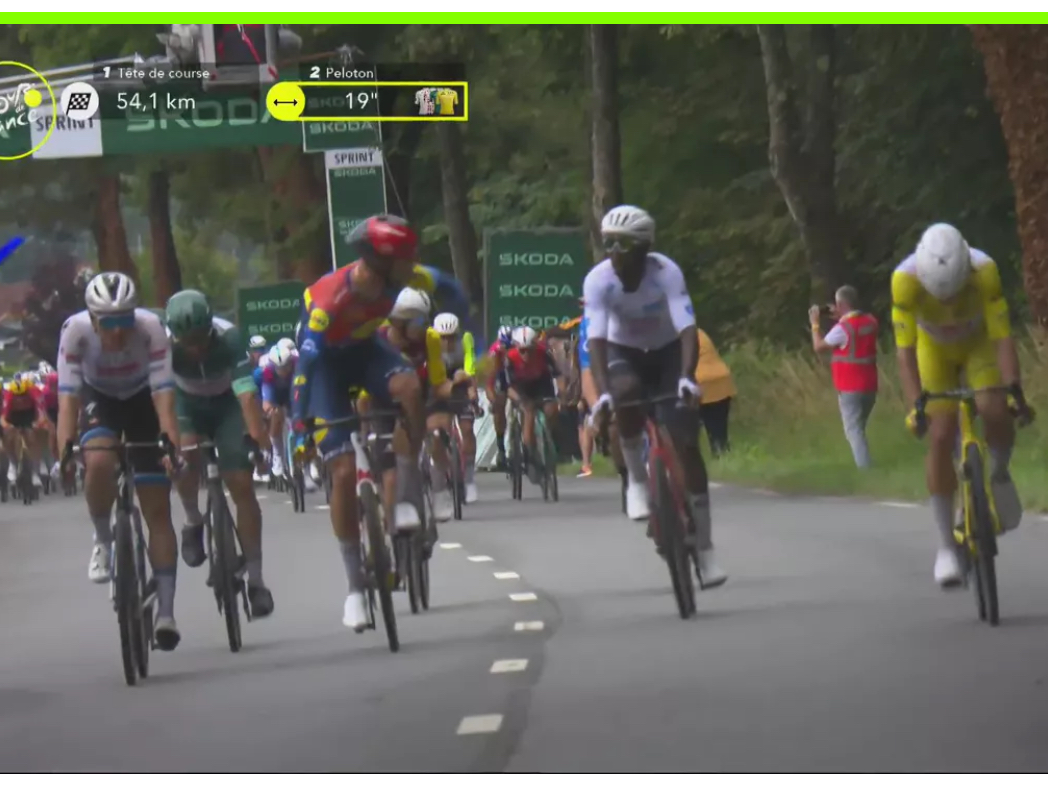 Spanning laait op: Jonathan Milan en Biniam Girmay raken verhit in de tussensprint van de Tour de France