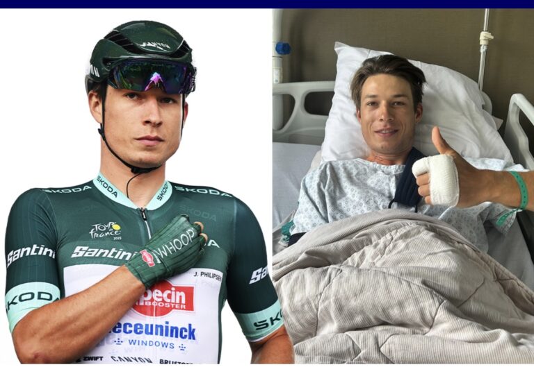 Jasper Philipsen spreekt voor het eerst na de val