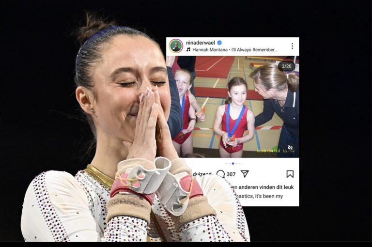 Nina Derwael neemt afscheid van gymnastiek