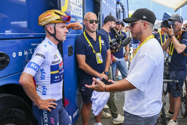 Eden Hazard ontmoet Remco Evenepoel: een ontmoeting vol sterren tijdens de Tour de France