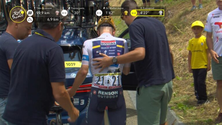 Remco Evenepoels Tour de France-droom verbrijzeld: geliefde renner geeft op