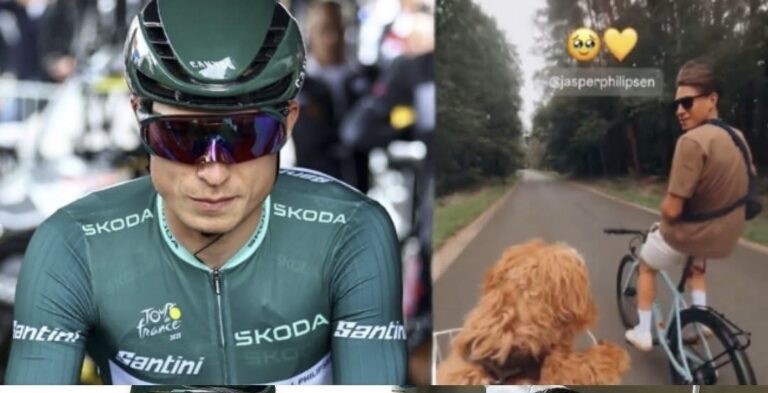 Jasper Philipsen weer op twee wielen na crash in de Tour de France: eerste rit geeft hoop, maar terugkeer naar de wielersport onzeker