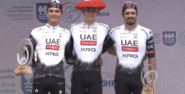 Isaac del Toro finalizó segundo, permitiendo que su compañero de equipo emiratí, Igor Arrieta, se pusiera al frente de la Ordizia Classic 2025