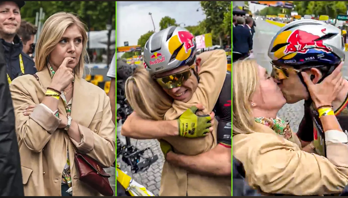 Van Aerts Parijse Perfectie: Emotionele Overwinning Gevierd met zijn Vrouw Sarah