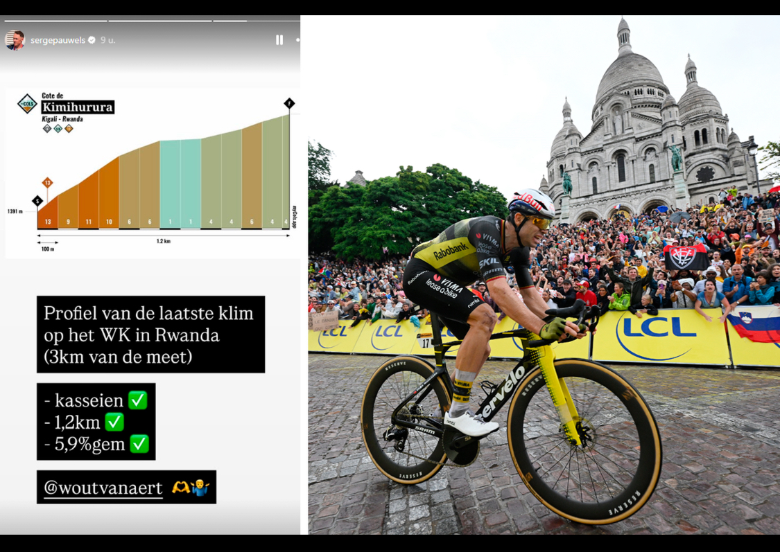Kan Wout van Aert Rwanda veroveren? Bondscoach ziet een gouden kans