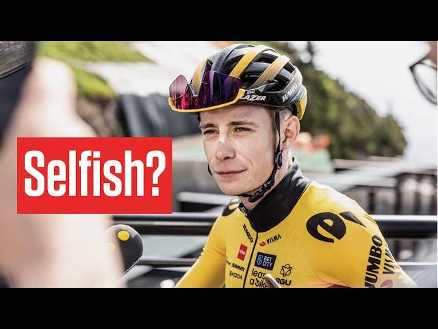 Zojuist binnen: Onrust in het peloton nadat Jonas Vingegaard een vlijmscherpe reactie gaf aan het adres van Wout van Aert na afloop van etappe 5 van de Tour de France 2025.