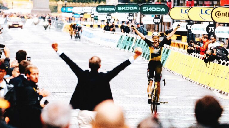 Wout van Aert treedt toe tot de elite van het wielrennen met tien Tour de France-rittenzeges