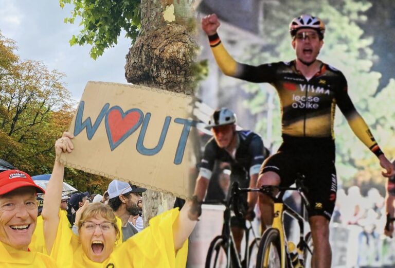 "Bedankt dat je in me geloofde toen ik dat niet deed" – Wout van Aert
