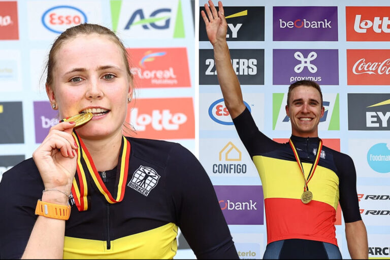 Vandeputte sprint naar Belgische titel in gravel, Truyen verdedigt titel bij de vrouwen na valpartij Claes