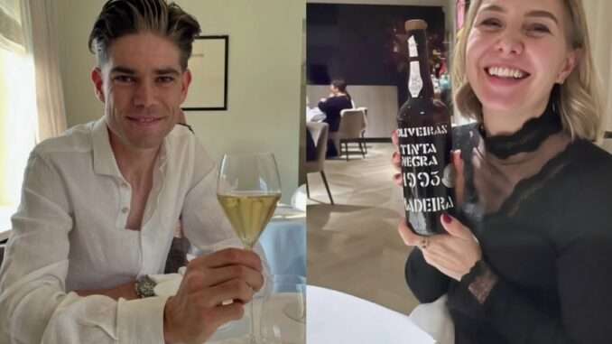 Een avond vol liefde: Wout van Aert en Sarah De Bie beleven een romantische familiedag