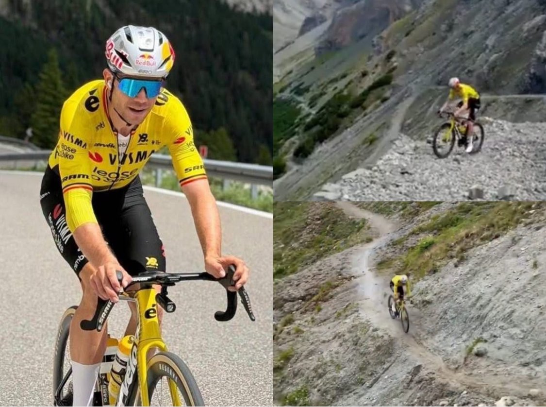 Van Aert herstelt zich in de bergen